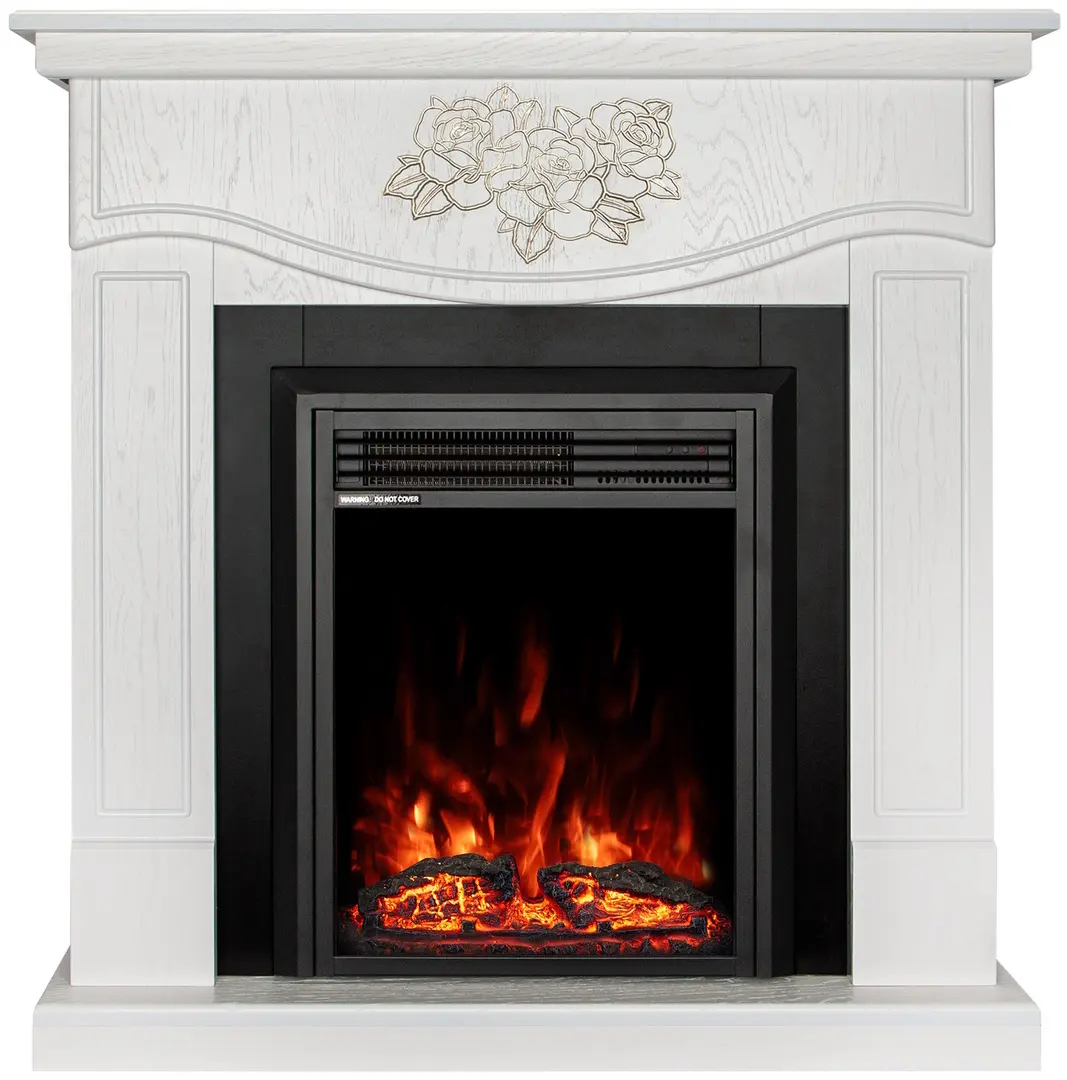 Semineu Art Flame Auren & Cris (White)