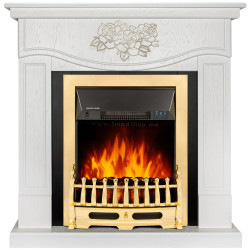 Semineu Art Flame Auren & Galileo Gold (White)