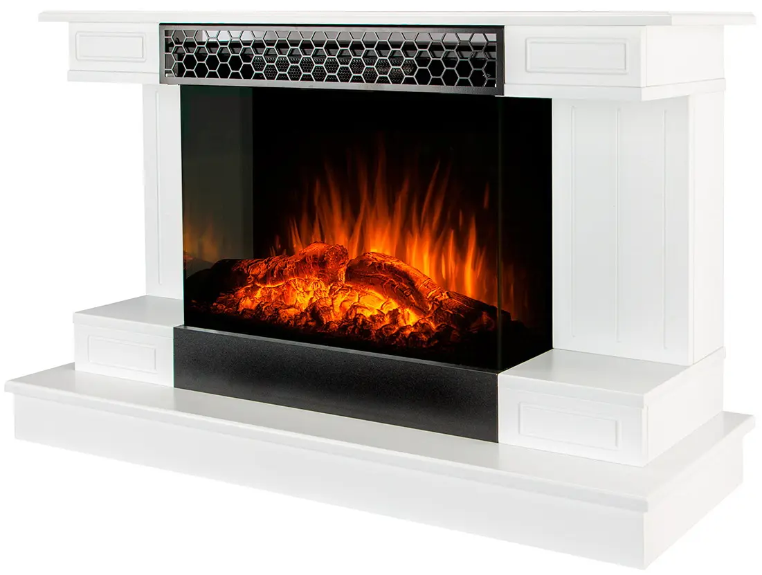 Semineu Art Flame Azona & Flamora (White) - 2