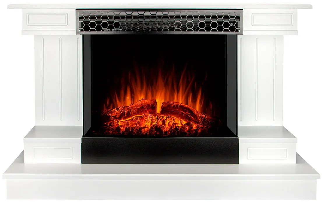 Semineu Art Flame Azona & Flamora (White)