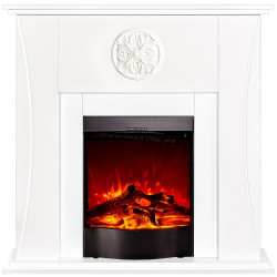 Каминокомплект Art Flame Benedict & Corsica (White)