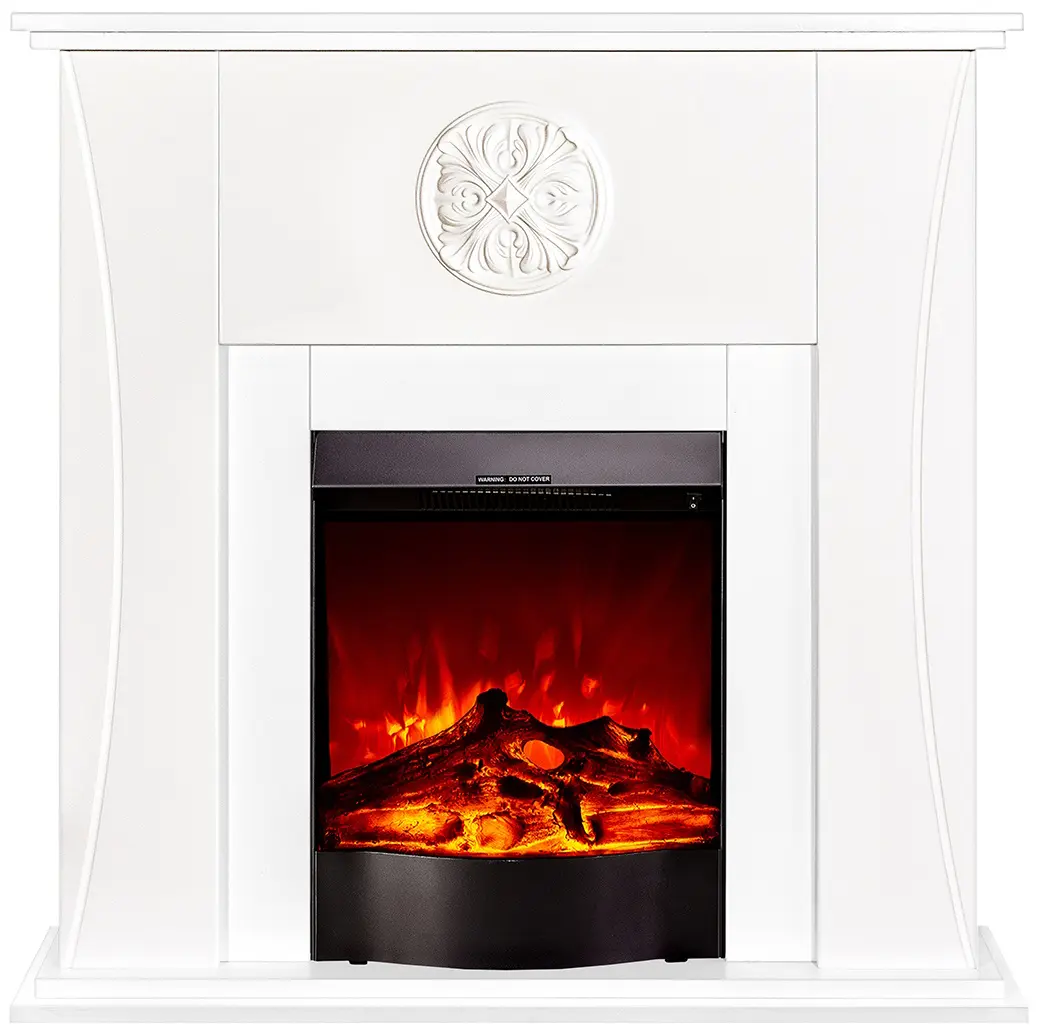 Каминокомплект Art Flame Benedict & Corsica (White)
