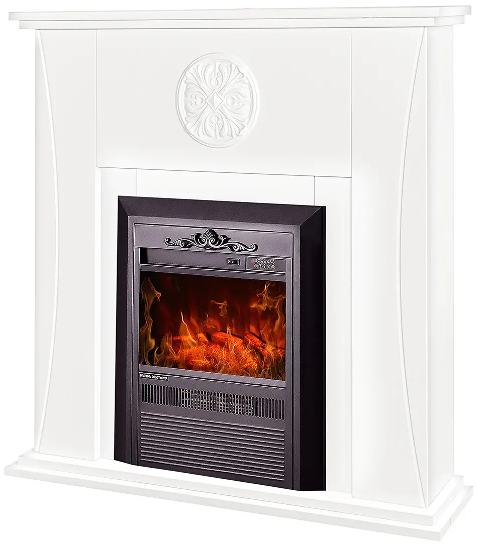 Semineu Art Flame Benedict & Cristina (White) - 2