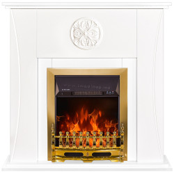 Semineu Art Flame Benedict & Galileo Gold (White)
