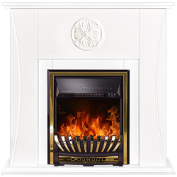 Semineu Art Flame Benedict & Meridian (White)