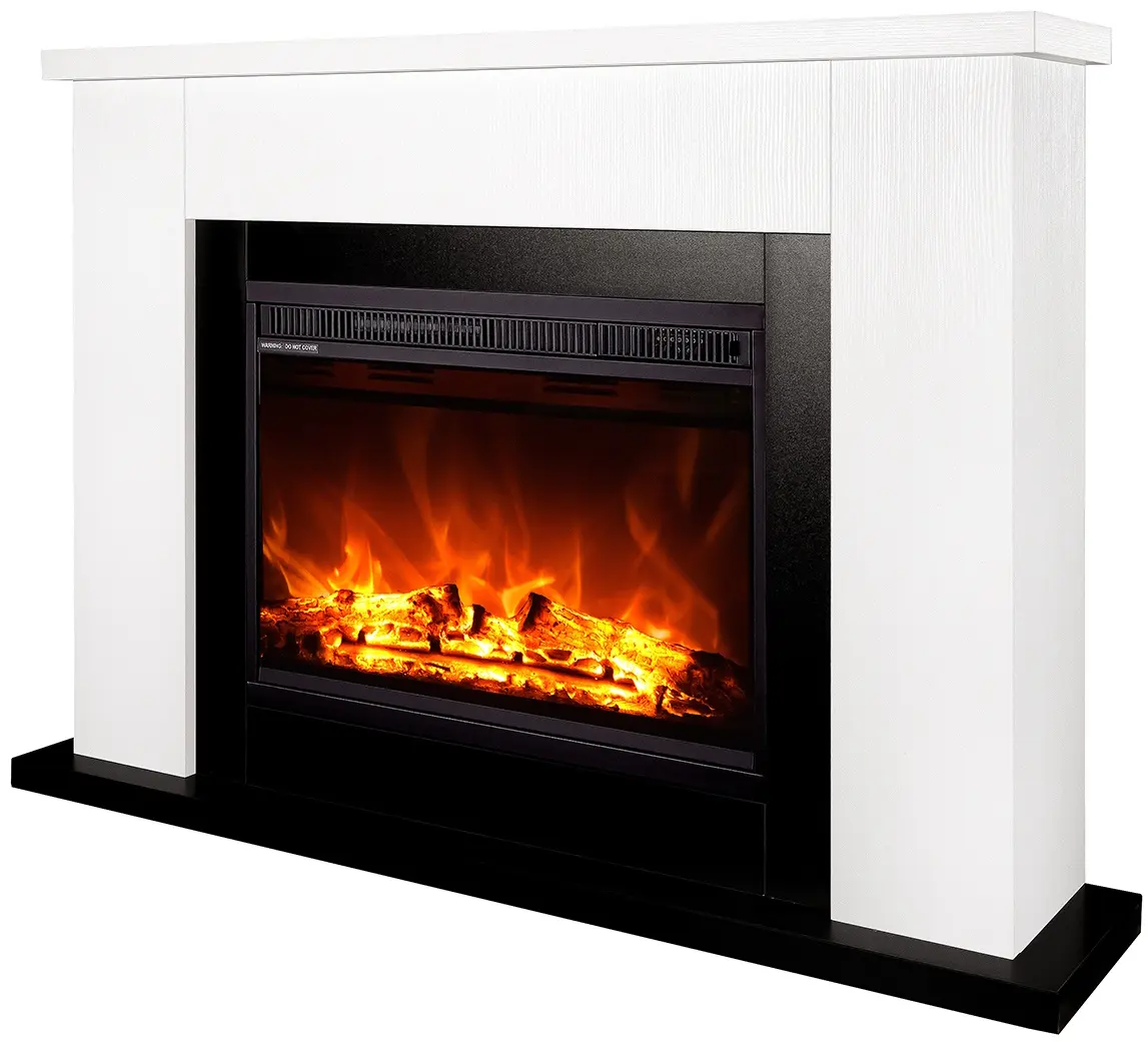 Semineu Art Flame Brooklyn & Lorance Color (White) - 3