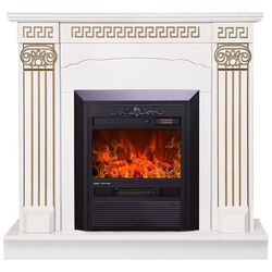 Semineu Art Flame Calisto & Cristina (White)