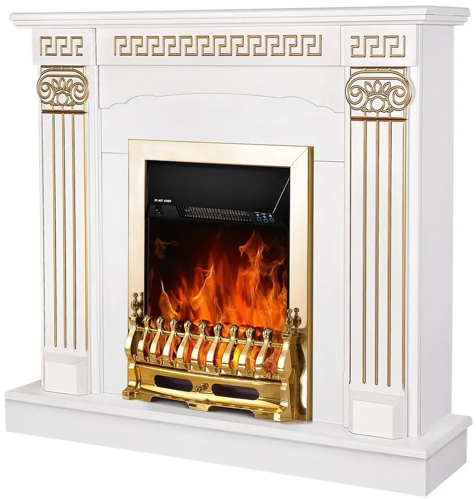 Semineu Art Flame Calisto & Galileo Gold (White) - 2