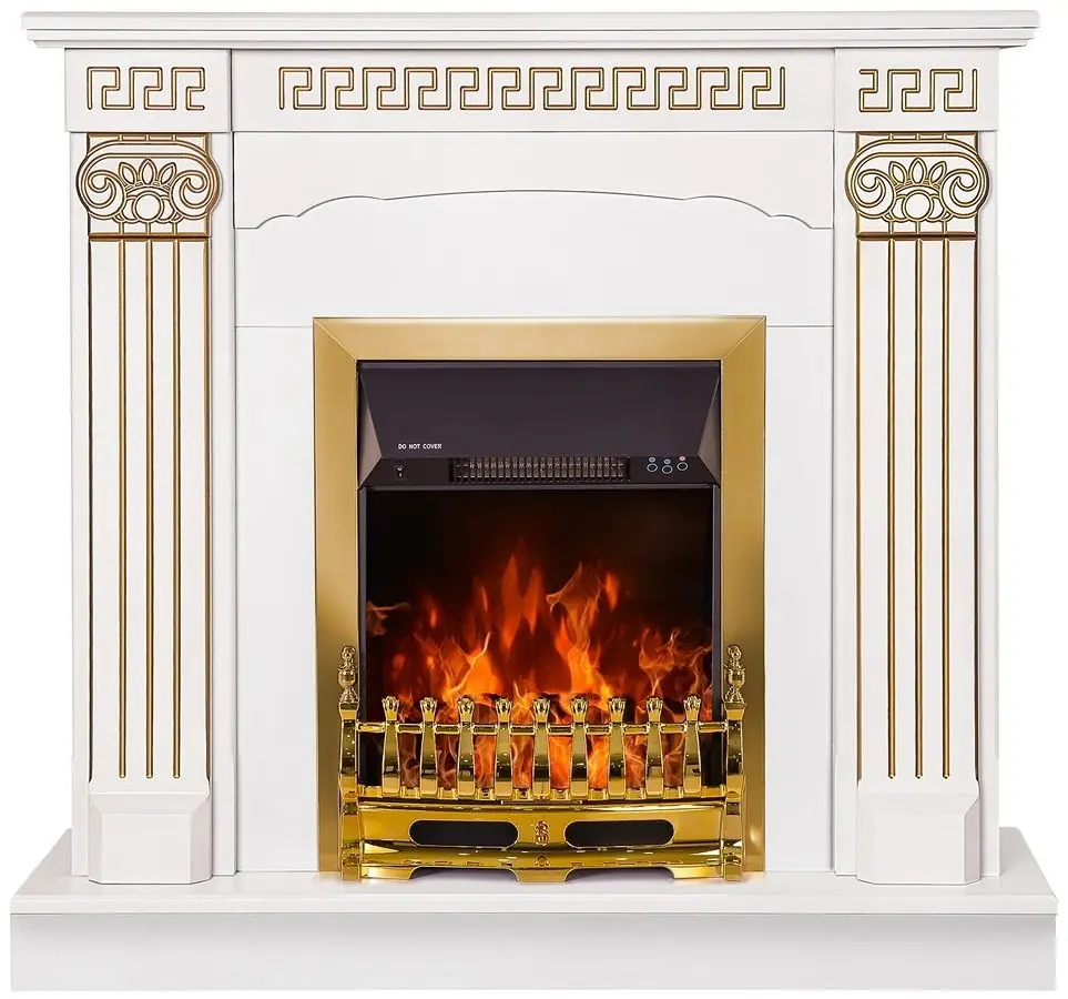 Semineu Art Flame Calisto & Galileo Gold (White)