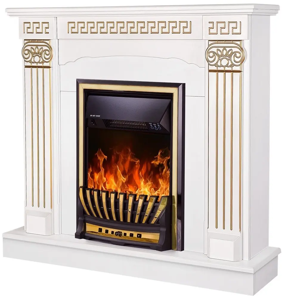 Semineu Art Flame Calisto & Meridian (White) - 2