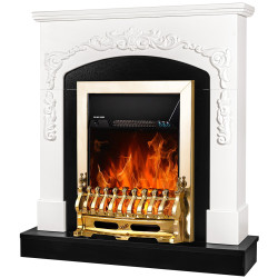 Semineu Art Flame Casanova & Galileo Gold (White) Thumb