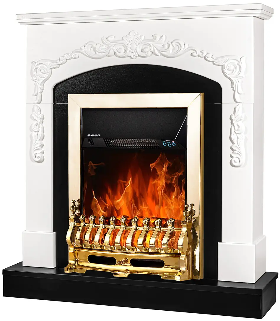 Semineu Art Flame Casanova & Galileo Gold (White) - 2