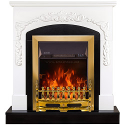 Semineu Art Flame Casanova & Galileo Gold (White)