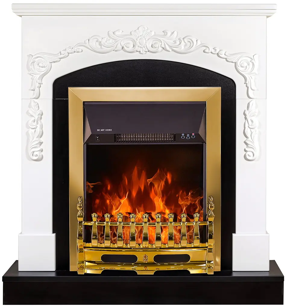 Semineu Art Flame Casanova & Galileo Gold (White)