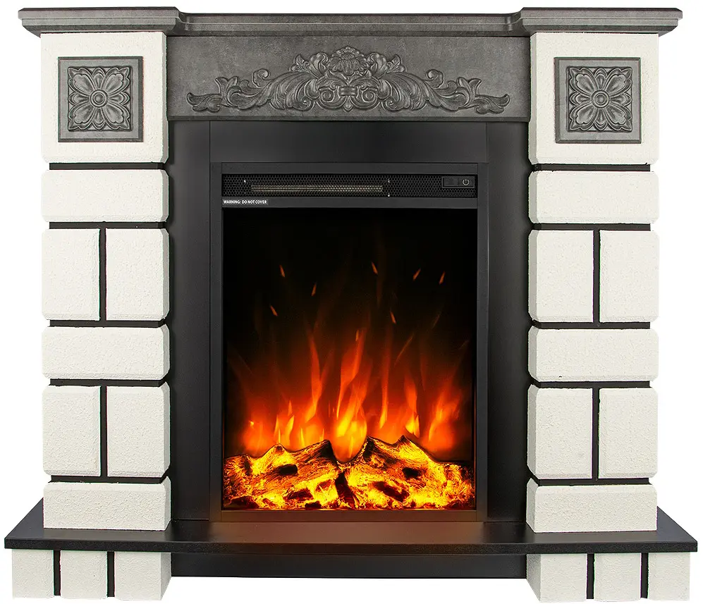 Каминокомплект Art Flame Cascade & Miriam (Dark Grey)