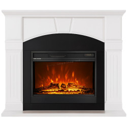 Каминокомплект Art Flame Cassandra & Mirabella (White/Black)