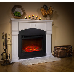 Каминокомплект Art Flame Cassandra & Mirabella (White/Black) Thumb