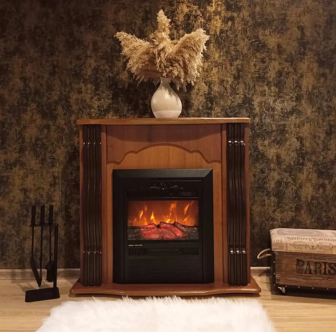 Каминокомплект Art Flame Clasic & Cristina (Dark Walnut)