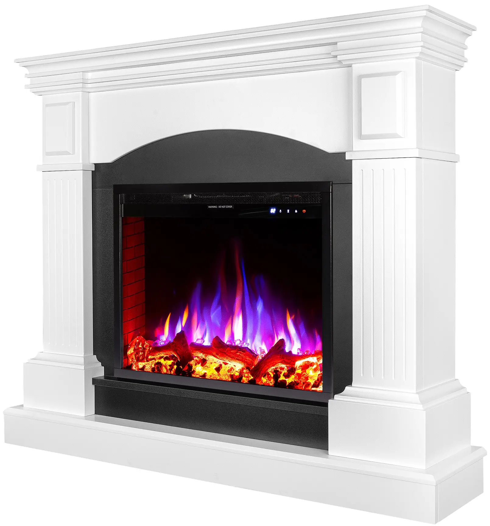 Semineu Art Flame Columb & Tomas (White) - 2