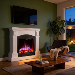 Semineu Art Flame Columb & Tomas (White) Thumb