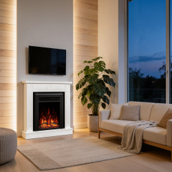 Каминокомплект Art Flame Donald & Cris (White) Thumb