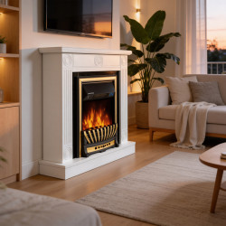 Semineu Art Flame Donald & Meridian (White) Thumb