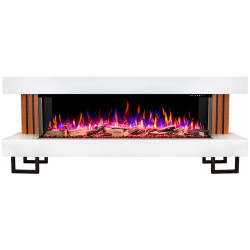 Semineu Art Flame Firesa & Haiti 65 (White)