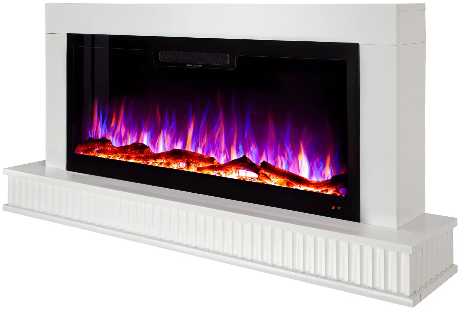 Semineu Art Flame Fluxa & Vegas 42 (White) - 2