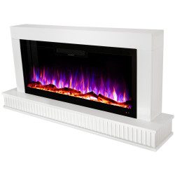 Semineu Art Flame Fluxa & Vegas 42 (White) Thumb