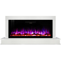 Semineu Art Flame Fluxa & Vegas 42 (White)