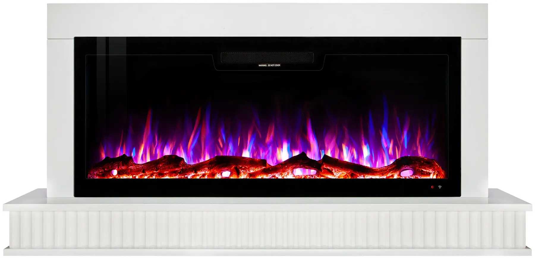 Semineu Art Flame Fluxa & Vegas 42 (White)