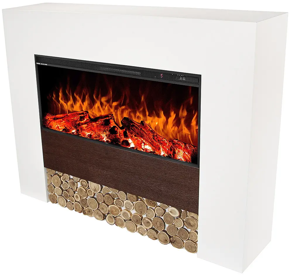 Semineu Art Flame Fyrion & Tasmania (White) - 2