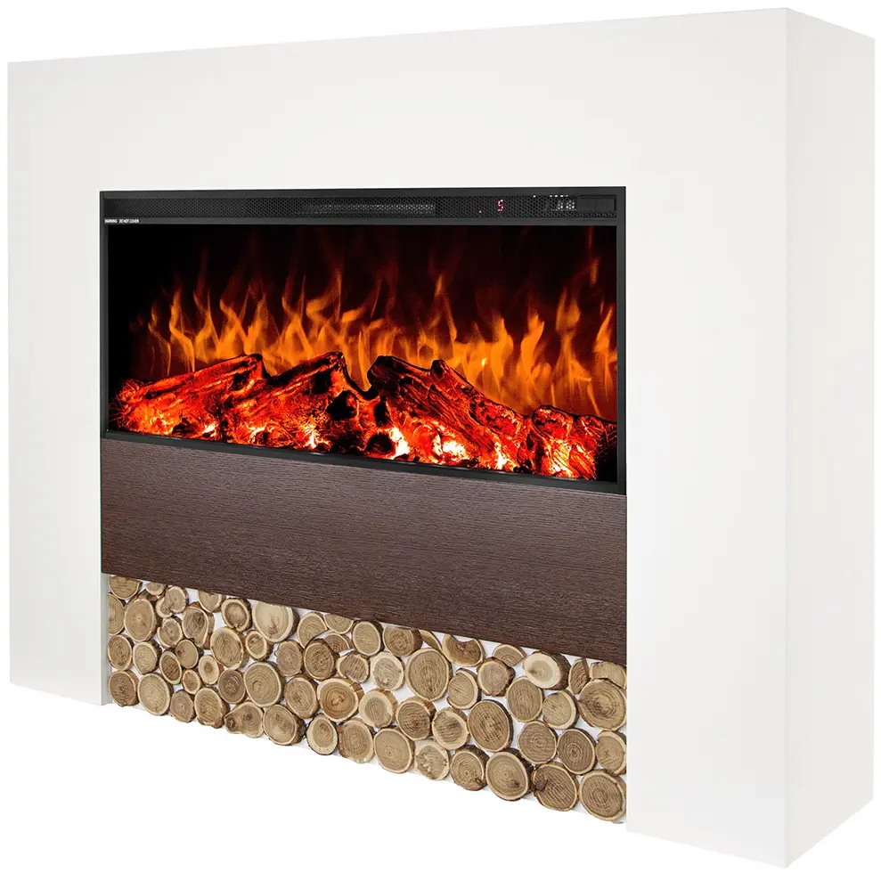 Semineu Art Flame Fyrion & Tasmania (White) - 3