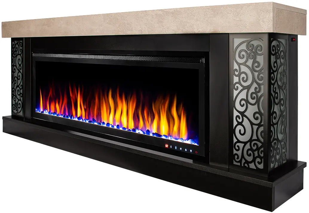 Semineu Art Flame Galateea maxi & Schubert 50 (Beige/Black) - 2
