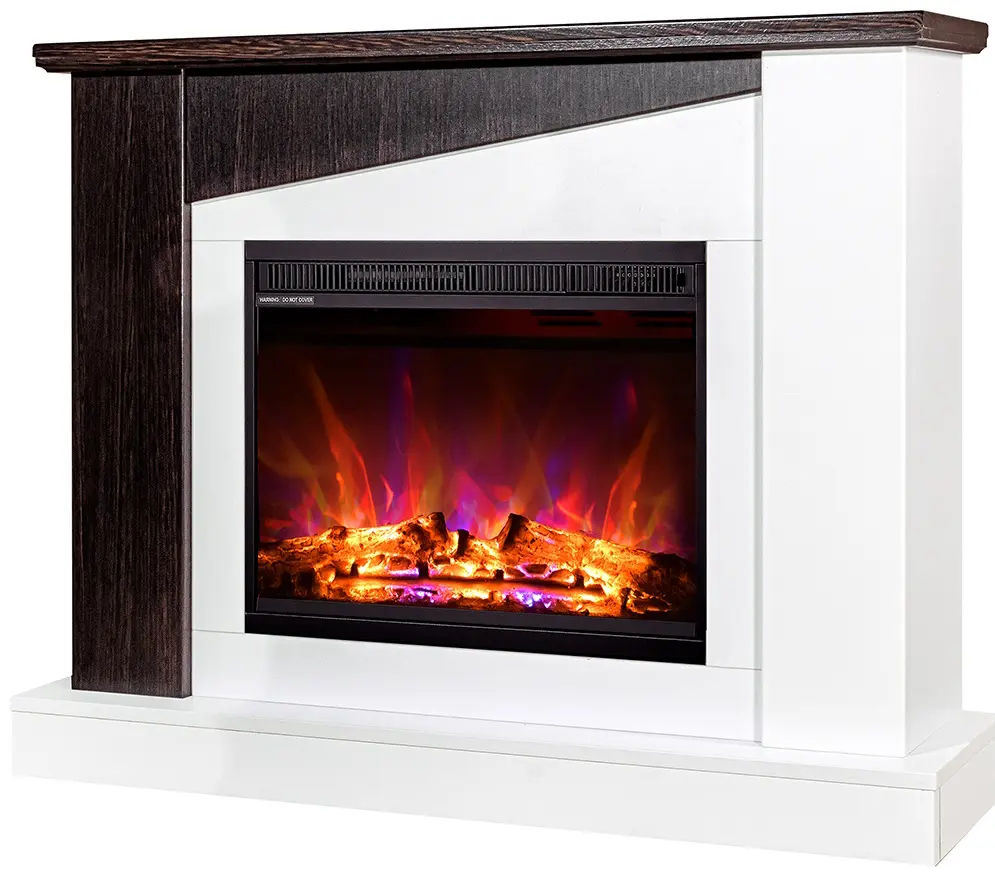 Каминокомплект Art Flame Gaspar & Lorance Color (White/Dark Nut) - 5
