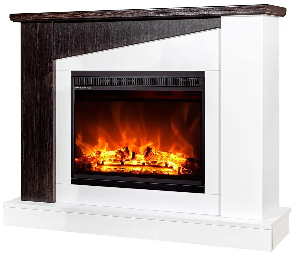 Каминокомплект Art Flame Gaspar & Lorance Color (White/Dark Nut) - 6