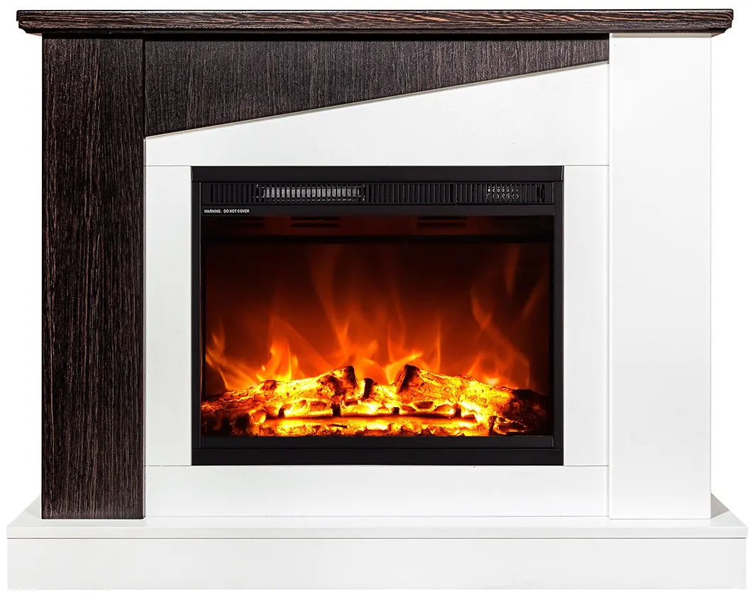 Каминокомплект Art Flame Gaspar & Lorance Color (White/Dark Nut)