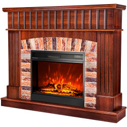 Каминокомплект Art Flame Giselle & Mirabella (Dark Walnut) Thumb