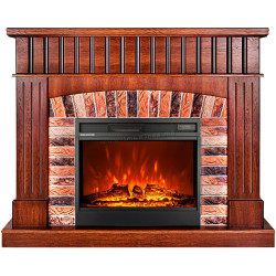 Каминокомплект Art Flame Giselle & Mirabella (Dark Walnut)