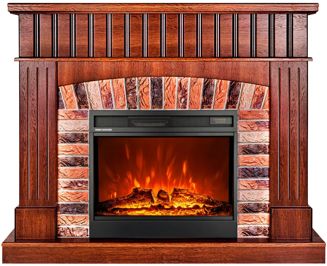 Каминокомплект Art Flame Giselle & Mirabella (Dark Walnut)