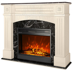 Каминокомплект Art Flame Josefina mini & Mirabella (Ivory/Dark Grey) Thumb