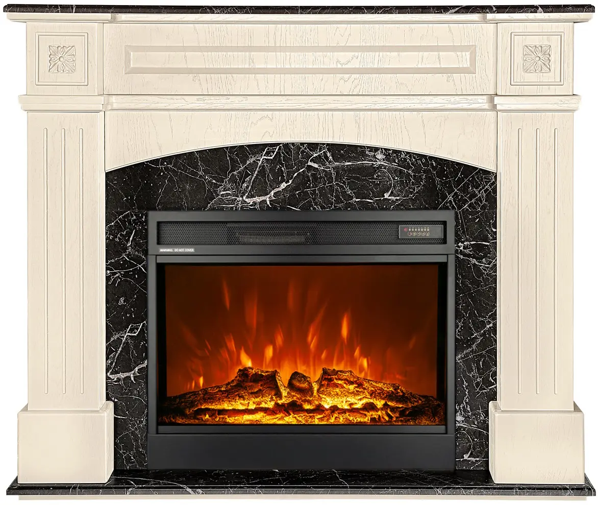 Каминокомплект Art Flame Josefina mini & Mirabella (Ivory/Dark Grey)