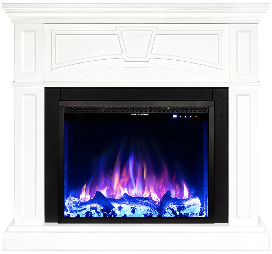 Semineu Art Flame Laura & Tomas (White) - 3