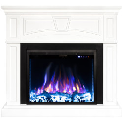 Semineu Art Flame Laura & Tomas (White) Thumb