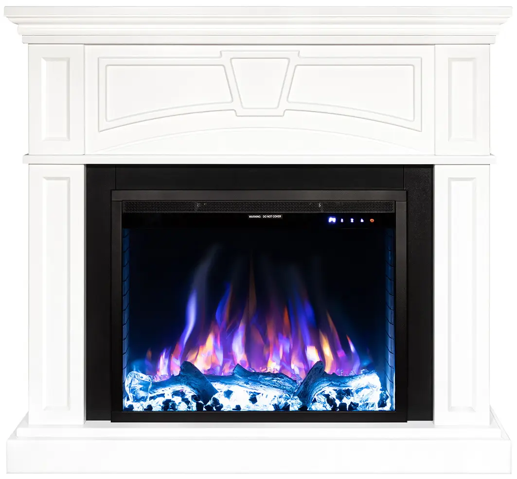 Semineu Art Flame Laura & Tomas (White) - 5