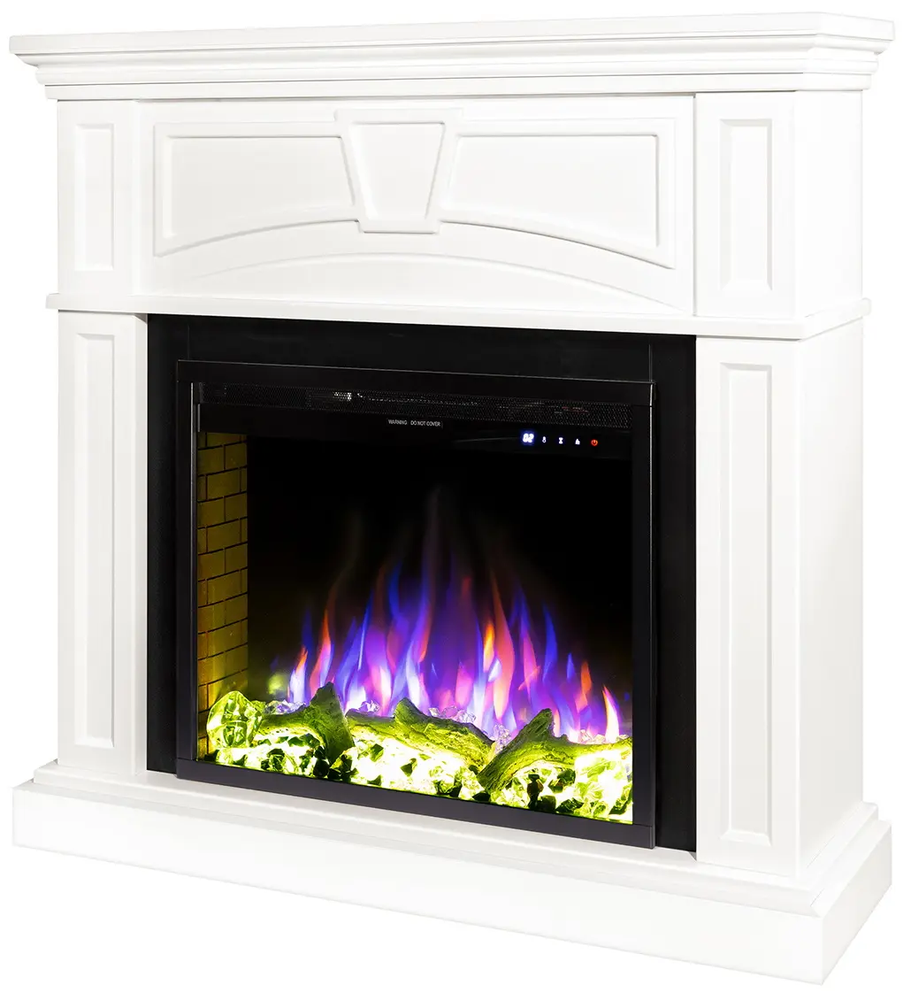 Semineu Art Flame Laura & Tomas (White) - 6