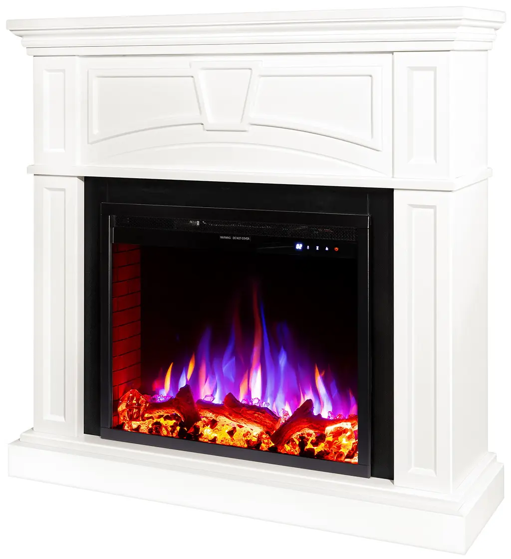 Semineu Art Flame Laura & Tomas (White) - 7