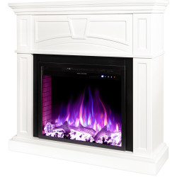 Semineu Art Flame Laura & Tomas (White) Thumb