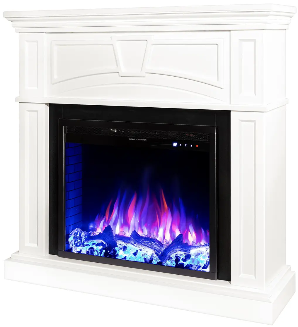 Semineu Art Flame Laura & Tomas (White) - 10