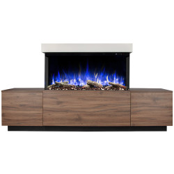 Semineu Art Flame Lumea & Haiti 40 (Oak/White) Thumb